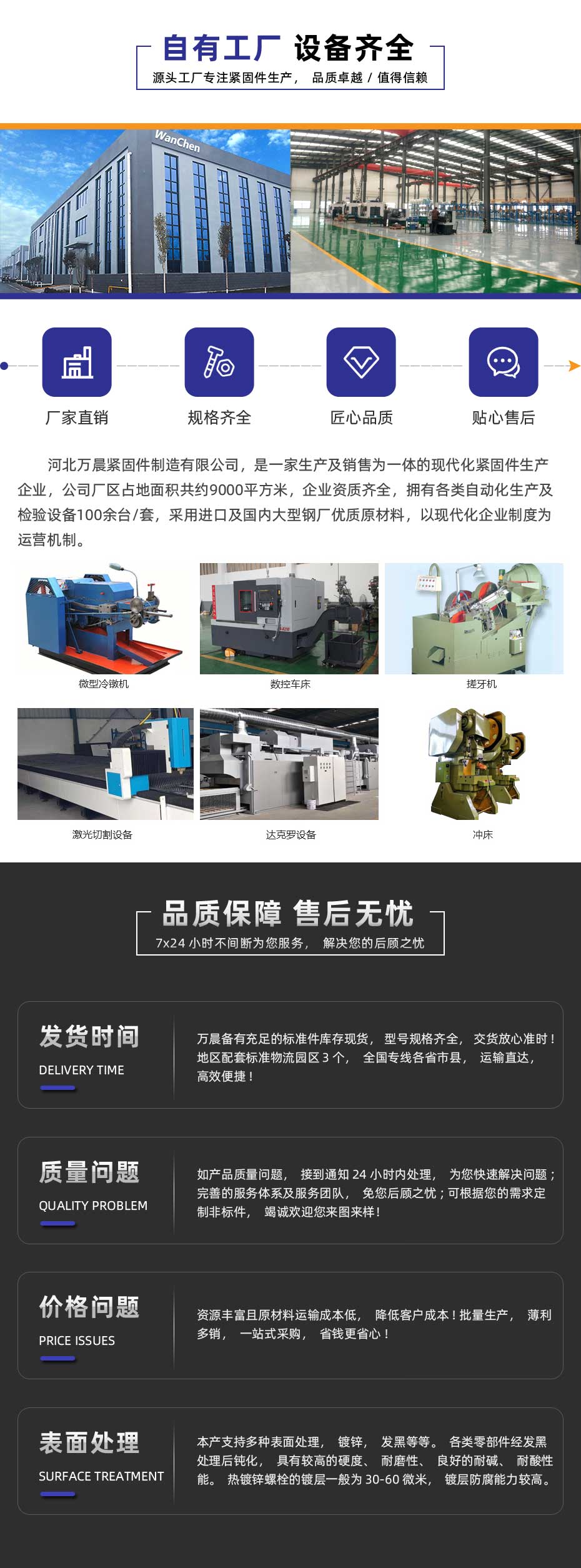 发黑双头螺栓